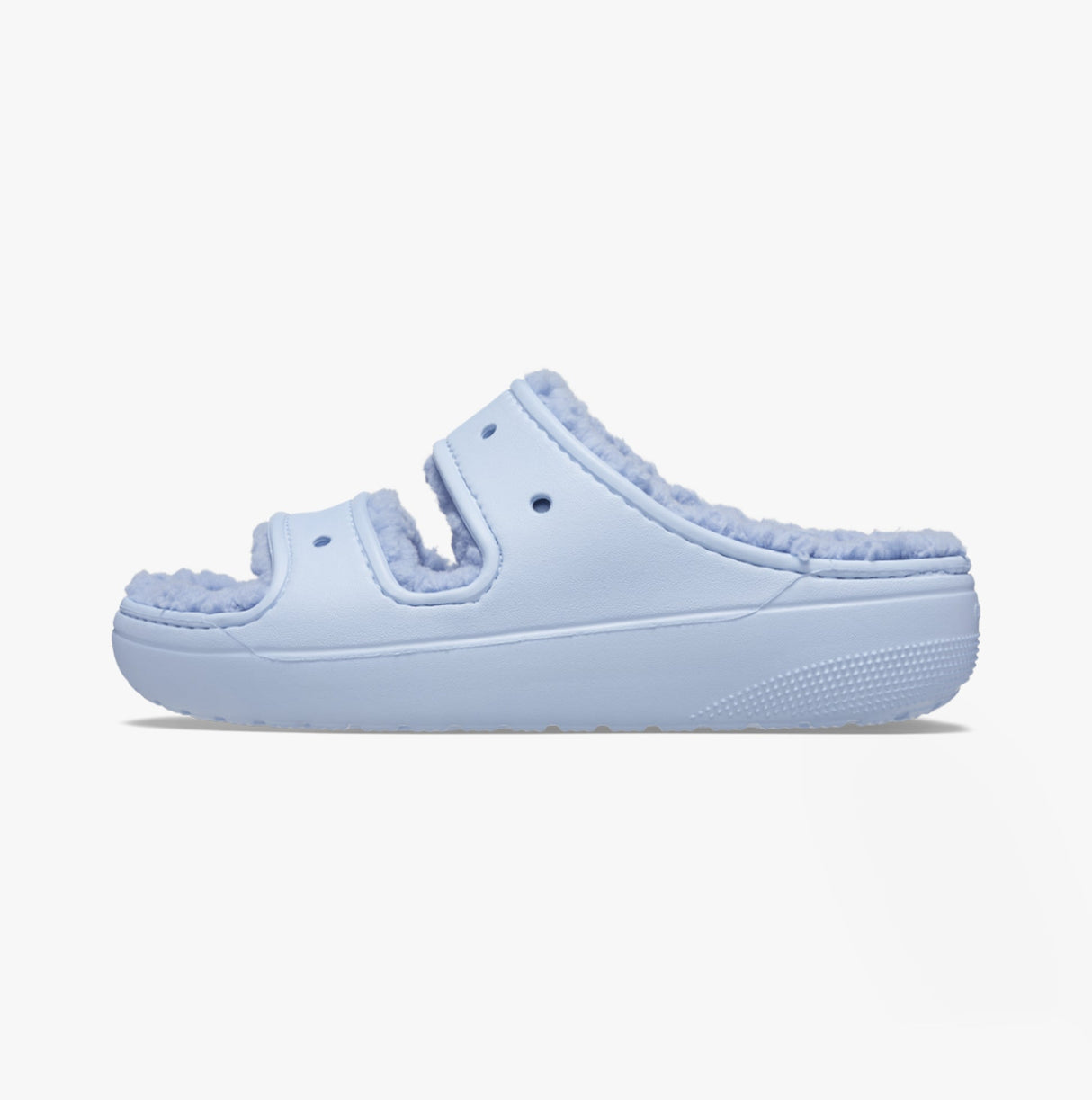 Crocs 207446-4NS CLASSIC COZZZY Womens Sliders Blue Calcite