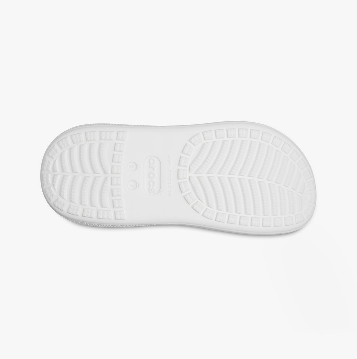 Crocs 207521-100 CLASSIC CRUSH Womens Clogs White