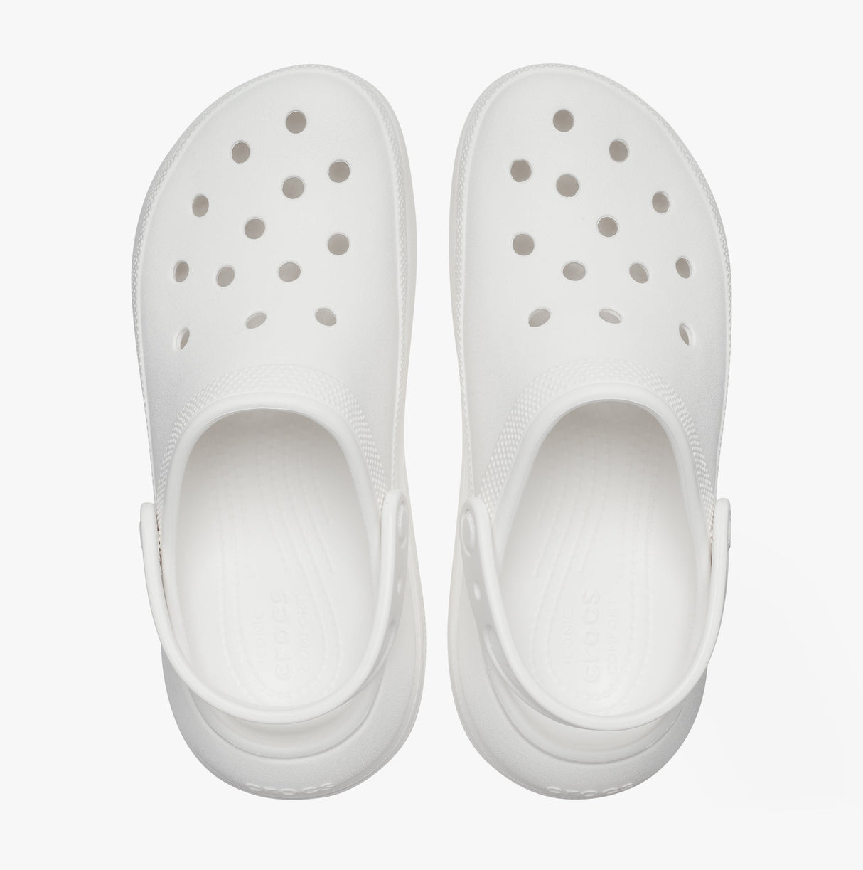 Crocs 207521-100 CLASSIC CRUSH Womens Clogs White
