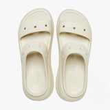 Crocs 207670-2Y2 CRUSH SANDAL Womens Platform Sliders Bone