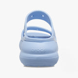 Crocs 207670-4NS CRUSH SANDAL Womens Platform Sliders Blue Calcite