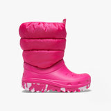 Crocs 207683-6X0 CLASSIC NEO PUFF Girls Boots Candy Pink
