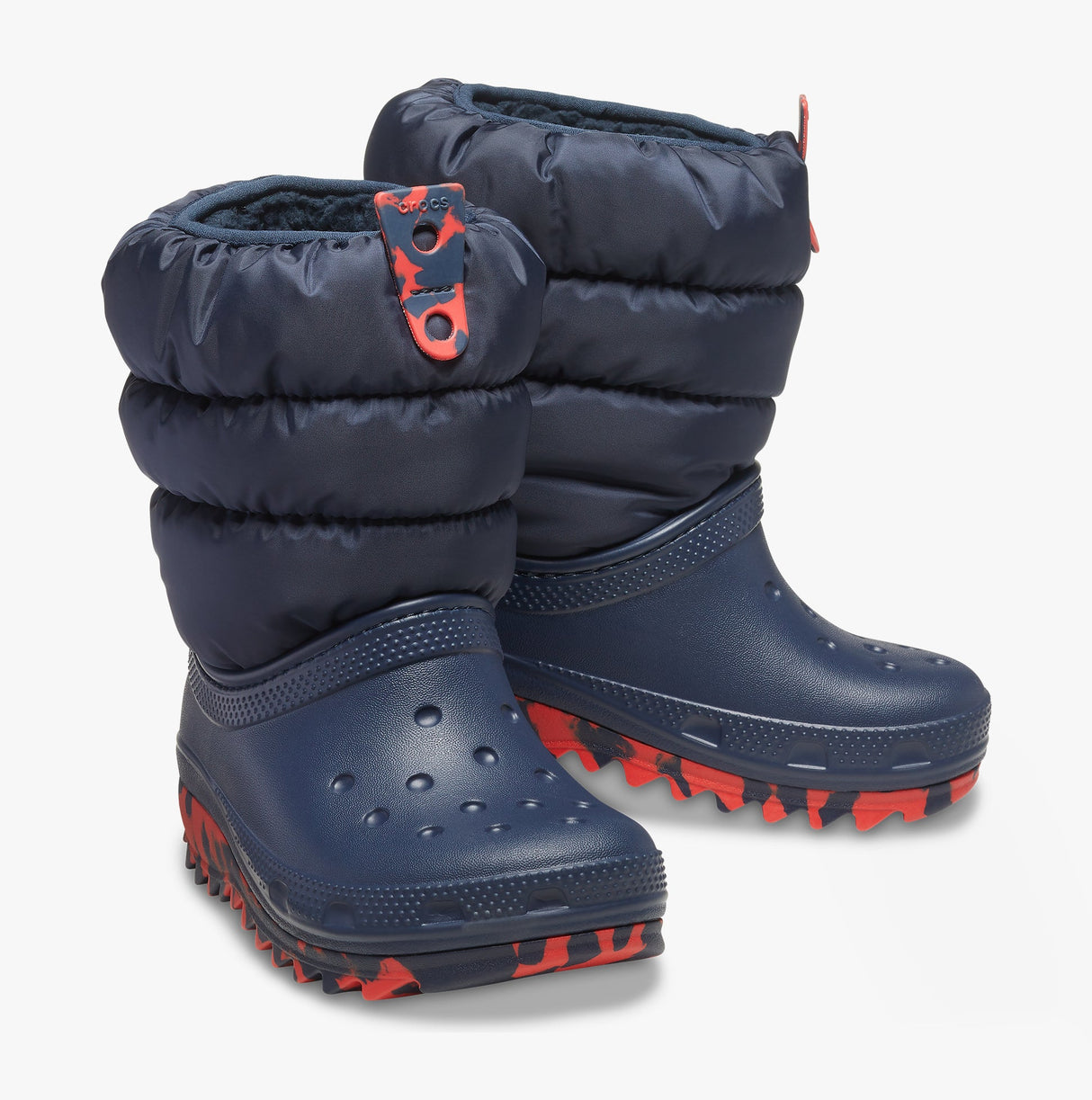 Crocs 207684-410 CLASSIC NEO PUFF Kids Boots Navy