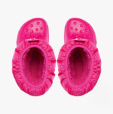 Crocs 207684-6X0 CLASSIC NEO PUFF Girls Boots Candy Pink