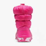 Crocs 207684-6X0 CLASSIC NEO PUFF Girls Boots Candy Pink