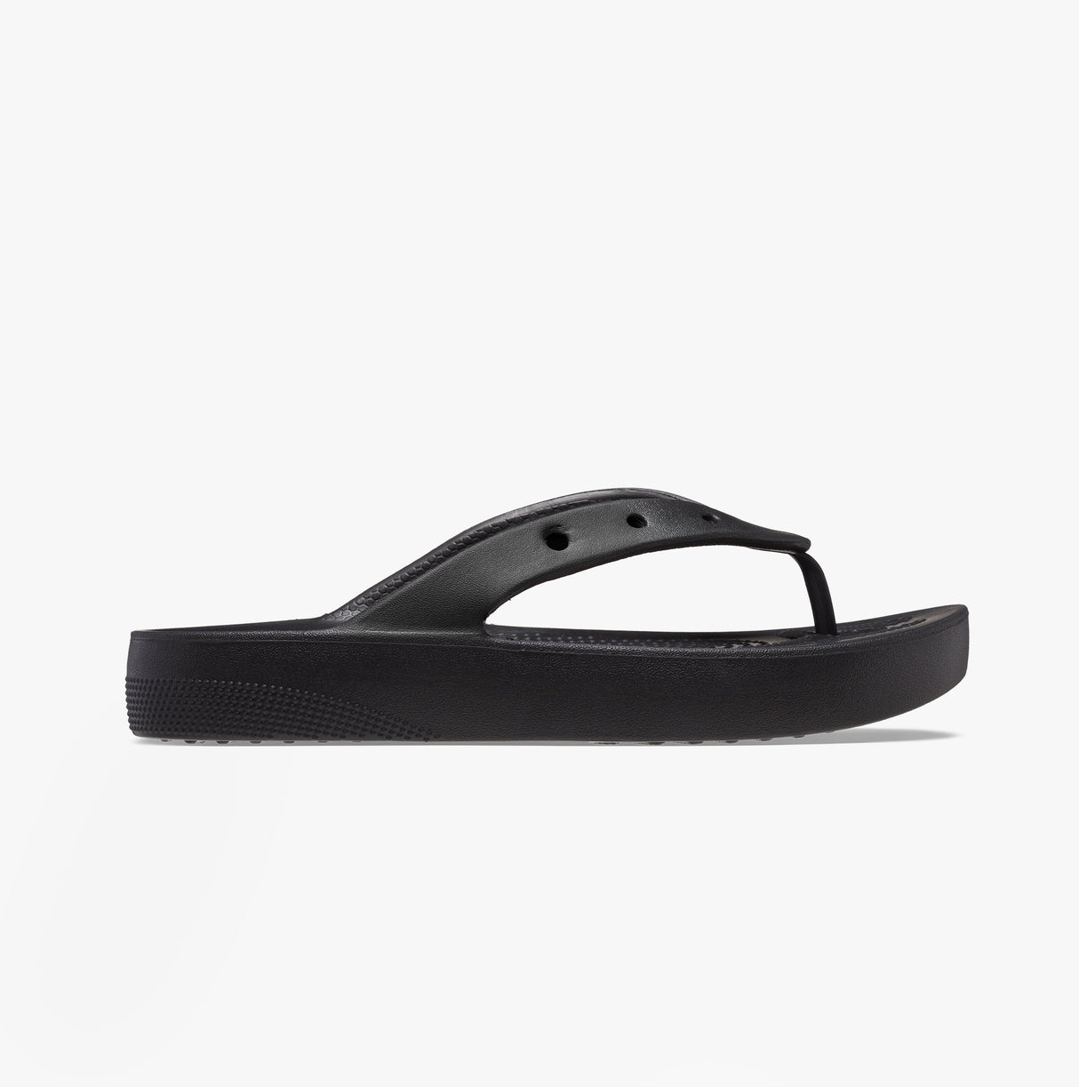 Crocs 207714-001 CLASSIC PLATFORM FLIP Womens Flip-Flops Black