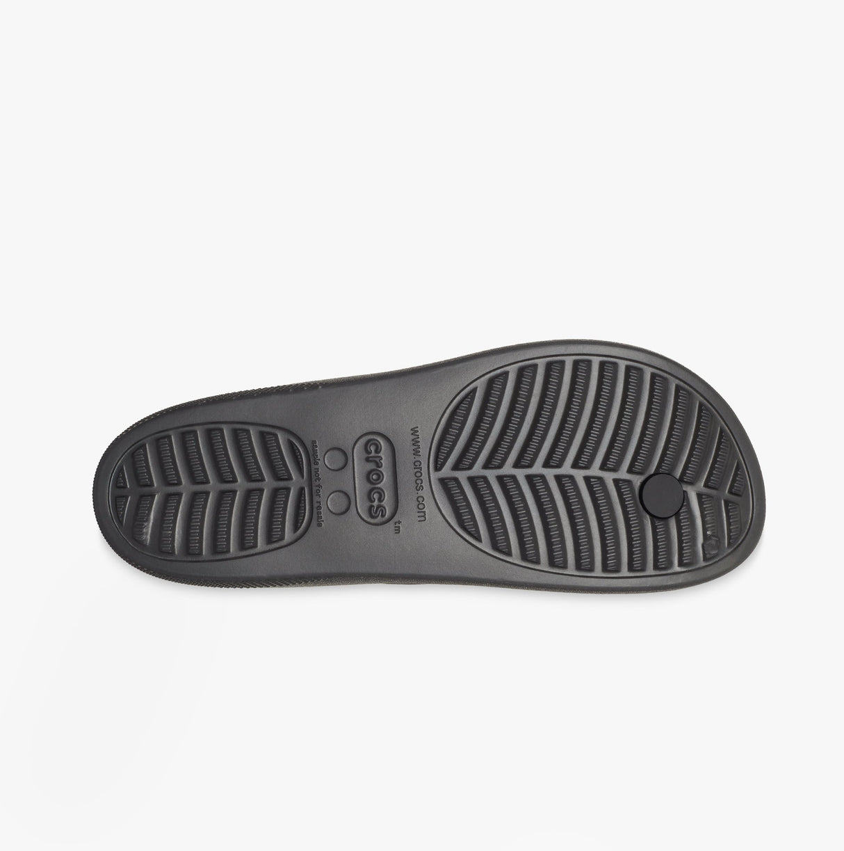 Crocs 207714-001 CLASSIC PLATFORM FLIP Womens Flip-Flops Black