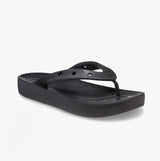 Crocs 207714-001 CLASSIC PLATFORM FLIP Womens Flip-Flops Black