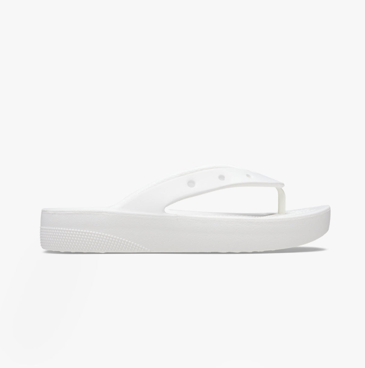 Crocs 207714-100 CLASSIC PLATFORM FLIP Womens Flip-Flops White
