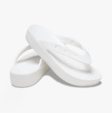 Crocs 207714-100 CLASSIC PLATFORM FLIP Womens Flip-Flops White