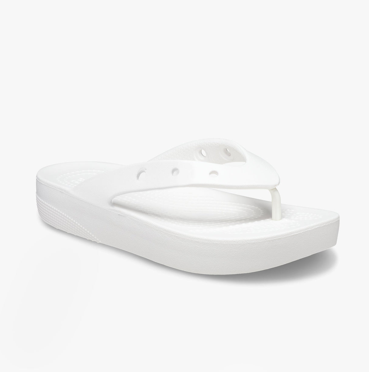 Crocs 207714-100 CLASSIC PLATFORM FLIP Womens Flip-Flops White