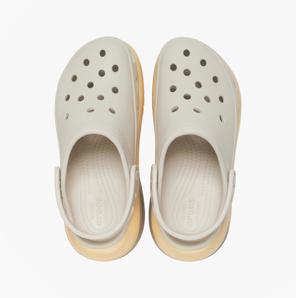 Crocs MEGA CRUSH Unisex Clogs Almond Tint/Multi