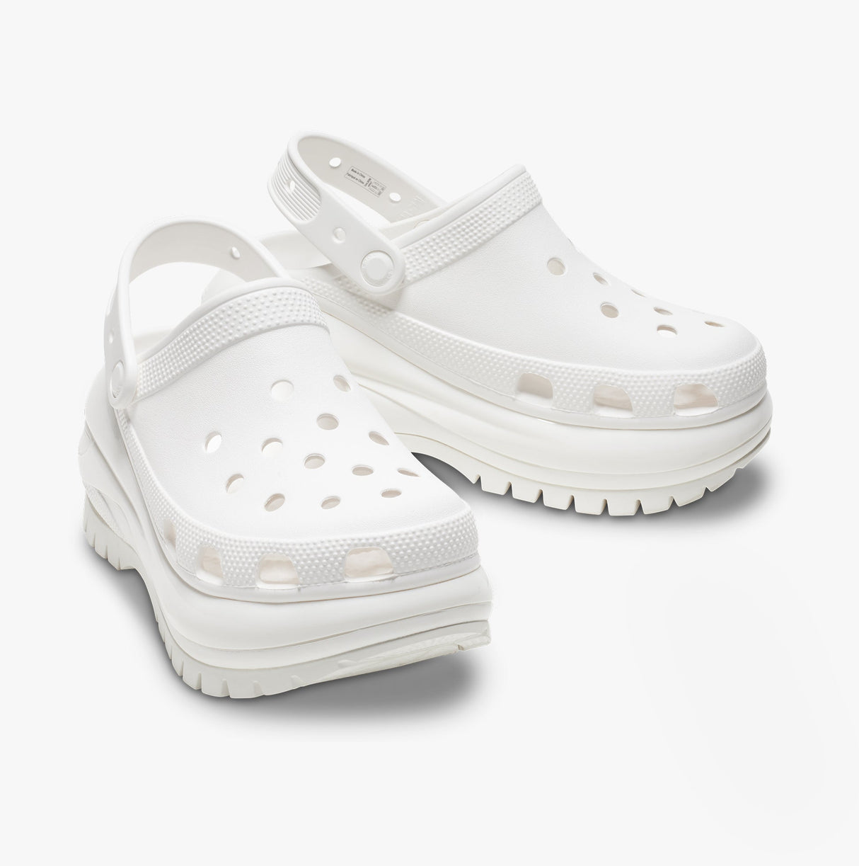 Crocs 207988-100 MEGA CRUSH Womens Clogs White