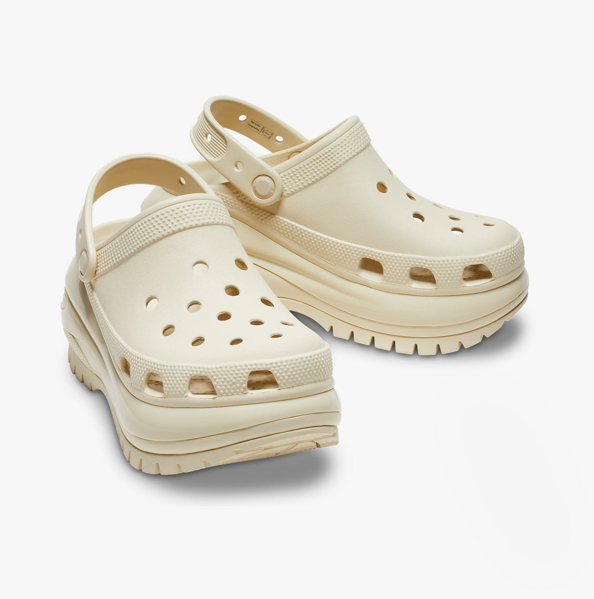 Crocs 207988-2Y2 MEGA CRUSH Womens Clogs Bone