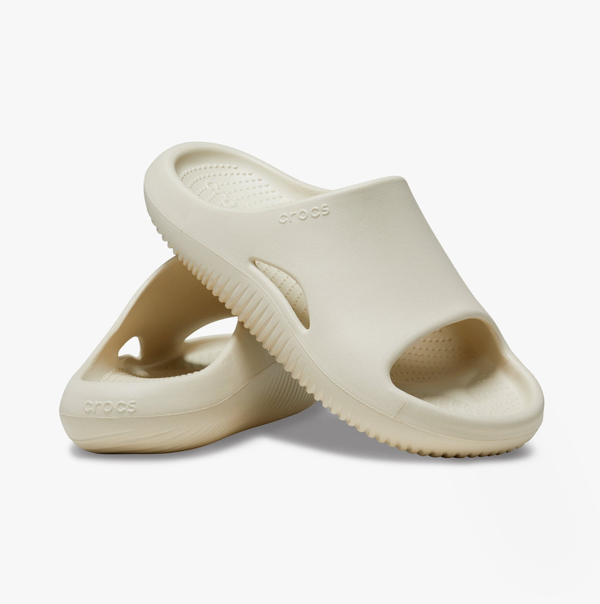 Crocs 208392-2Y2 MELLOW RECOVERY Unisex Sliders Bone