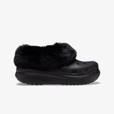 Crocs 208446-001 FUREVER CRUSH Womens Clogs Black