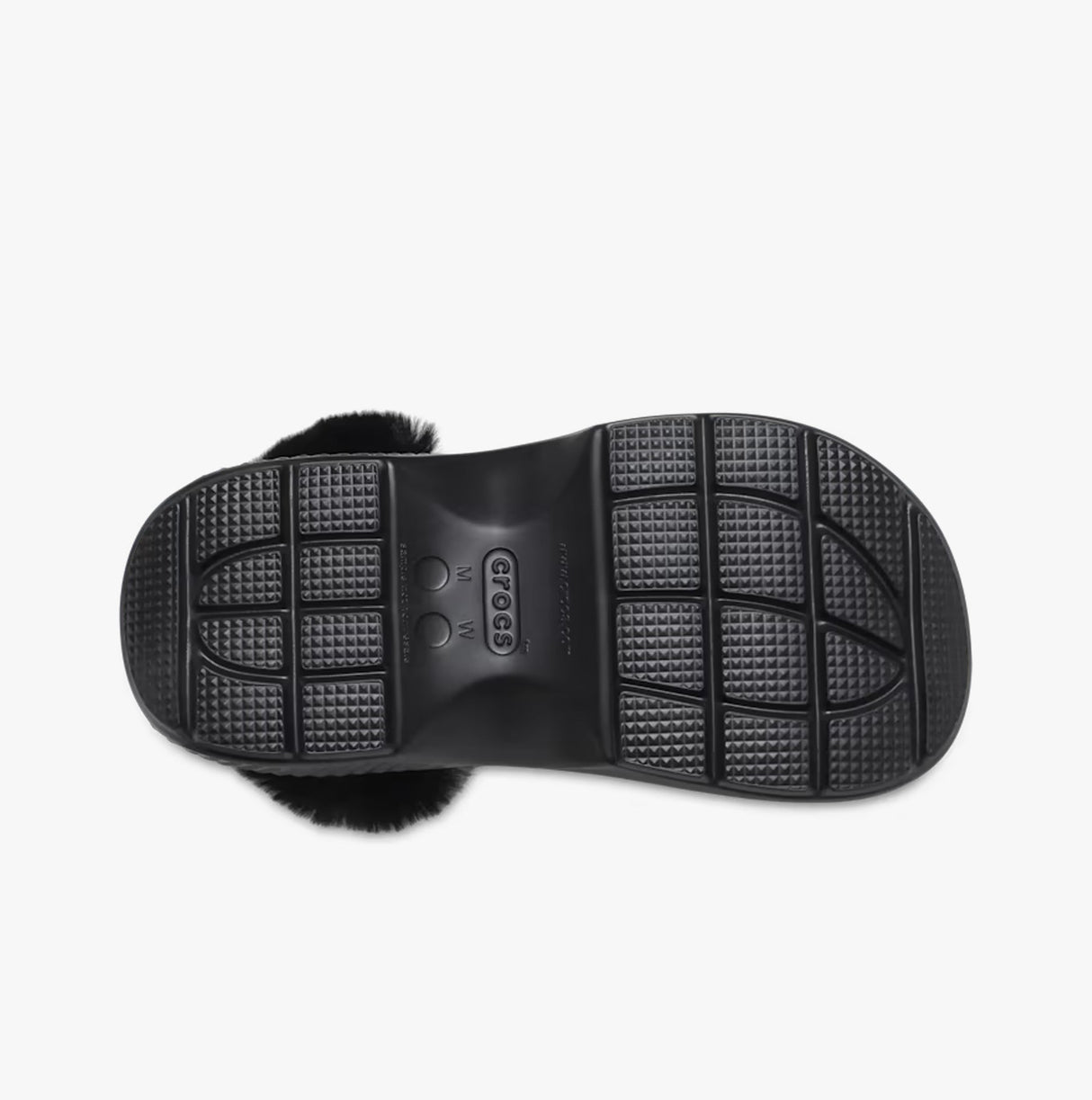 Crocs 208546-001 STOMP LINED Womens Clogs Black