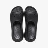 Crocs 208731-001 CRUSH SLIDE BLK Womens Clogs Black