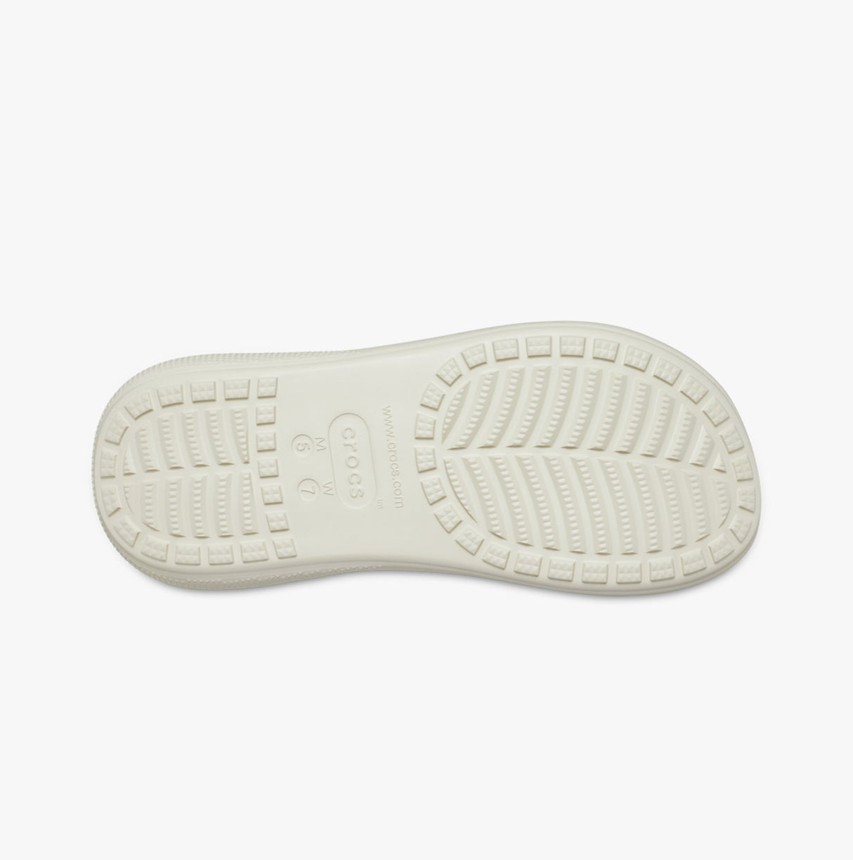 Crocs 208731-2Y2 CRUSH SLIDE BONE Womens Clogs Bone