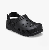 Crocs 208776-001 DUET MAX II Unisex Clogs Black
