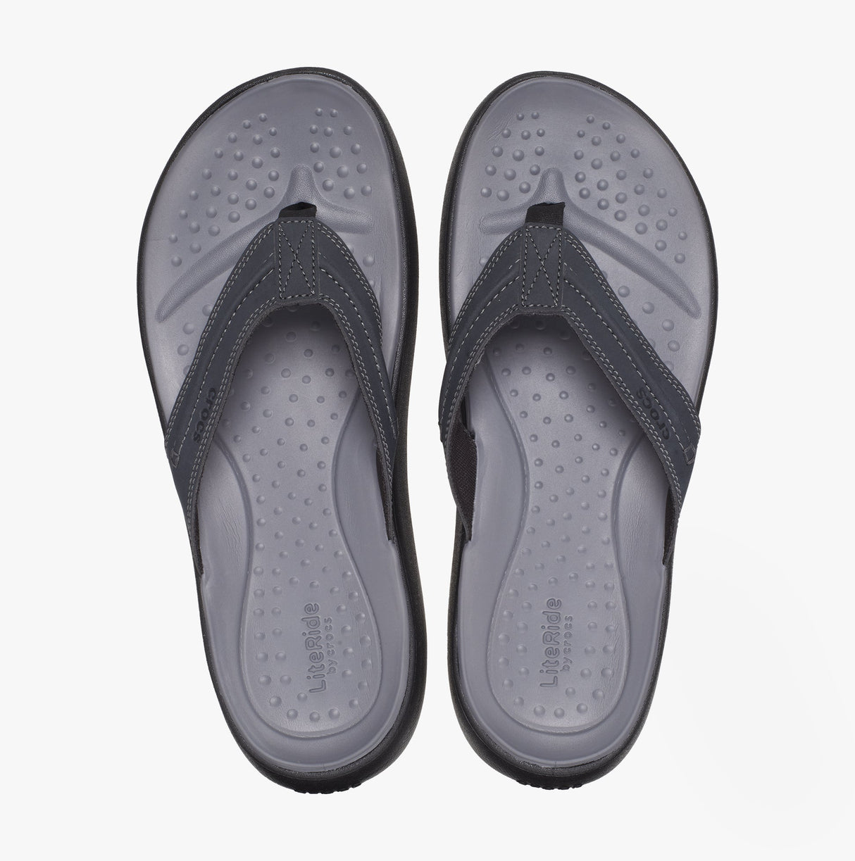 Crocs 209332-001 YUKON VISTA II LR Mens Flip-Flops Black