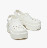 Crocs 209347-0WV STOMP CLOG Womens Clogs Chalk