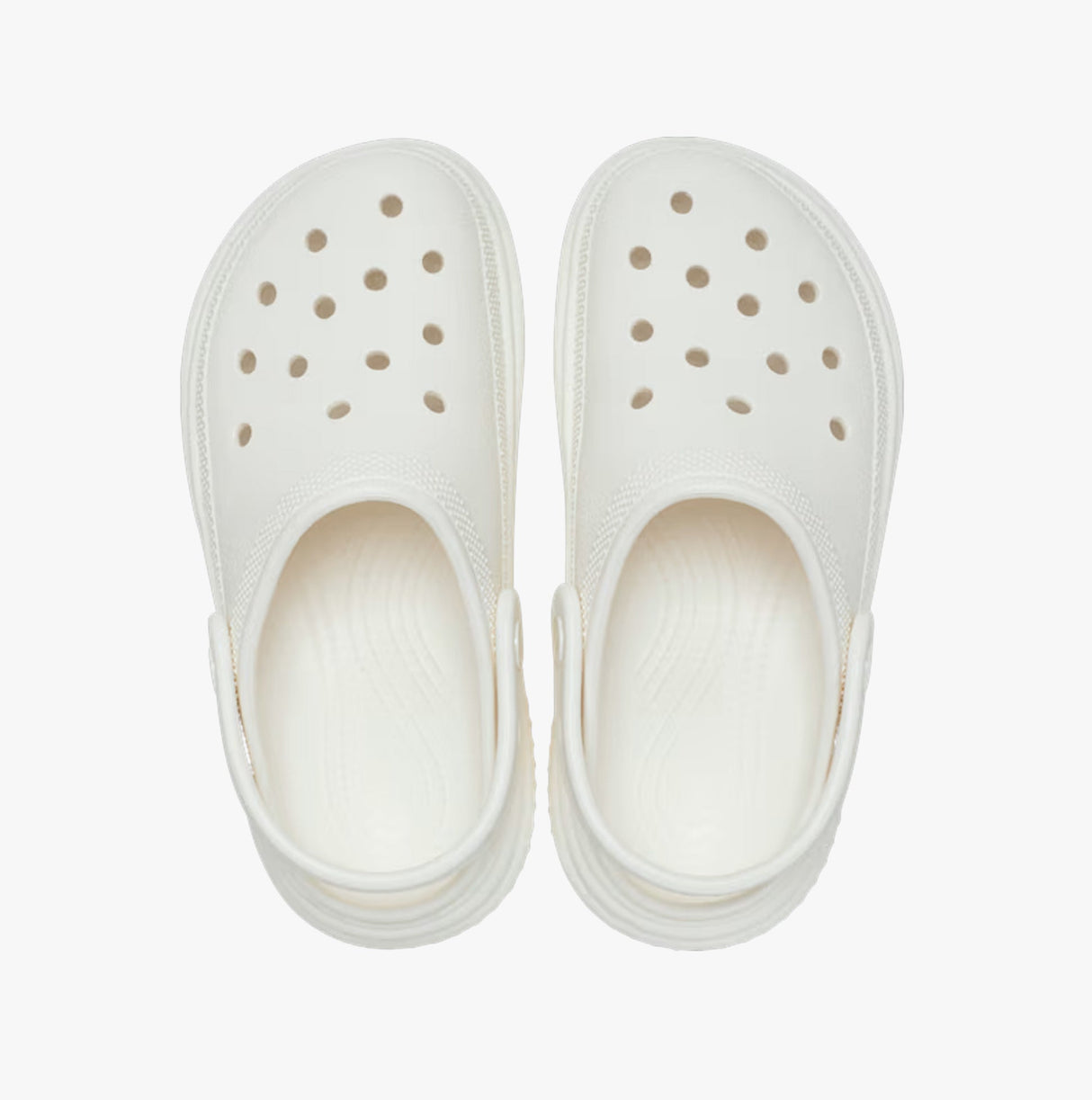 Crocs 209347-0WV STOMP CLOG Womens Clogs Chalk