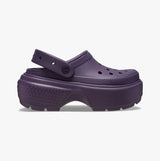 Crocs 209347-5AS STOMP CLOG Womens Clogs Dark Iris