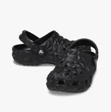 Crocs 209572-001 CLASSIC GEOMETRIC Kids Clogs Black