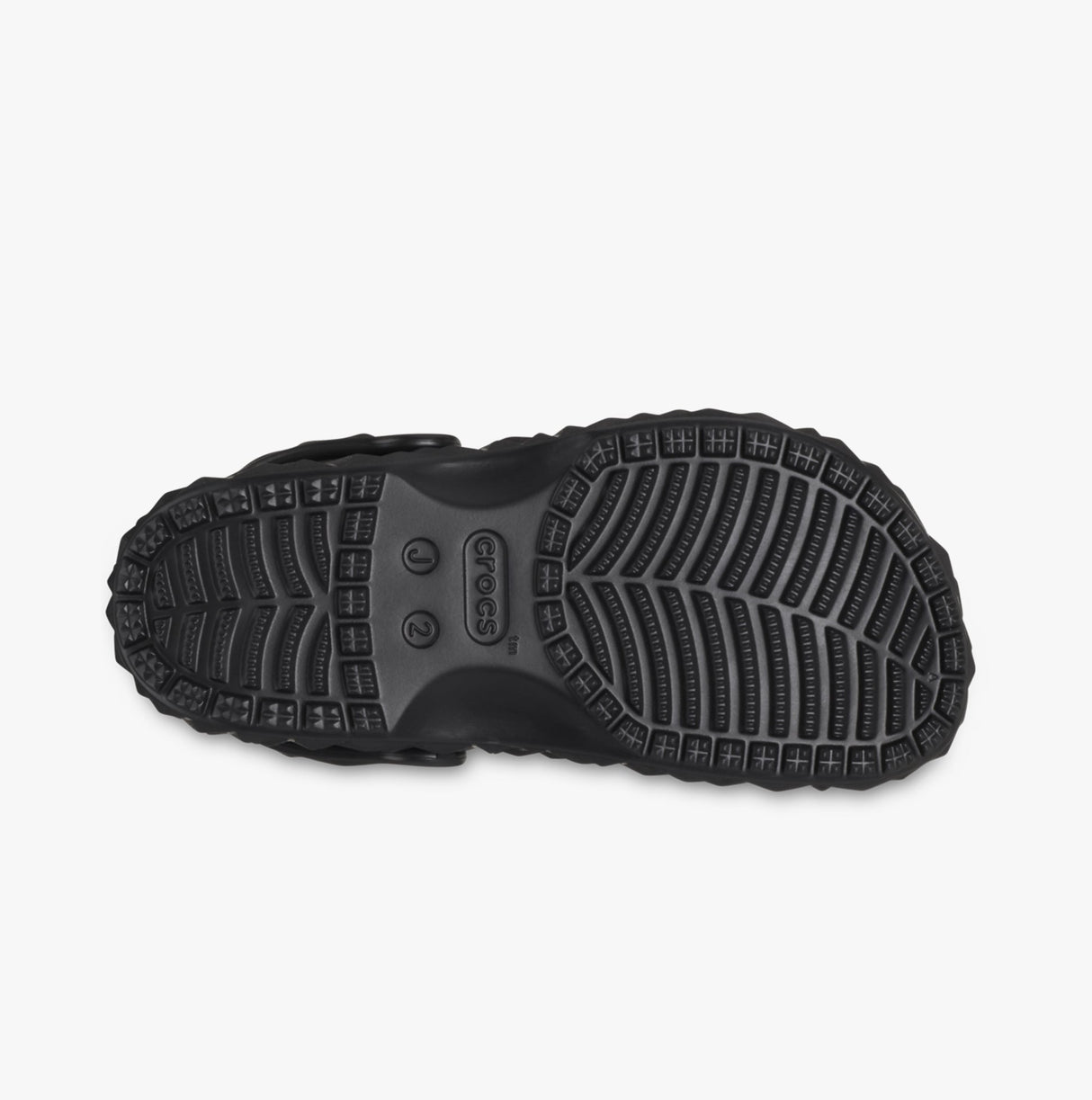 Crocs 209572-001 CLASSIC GEOMETRIC Kids Clogs Black