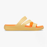 Crocs 209587-78Z GETAWAY STRAPPY Womens Sandals Golden Hour