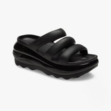 Crocs 209842-001 MEGA CRUSH TRIPLE STRAP Womens Sliders Black