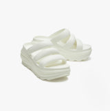 Crocs 209842-0WV MEGA CRUSH TRIPLE STRAP Womens Sliders Chalk