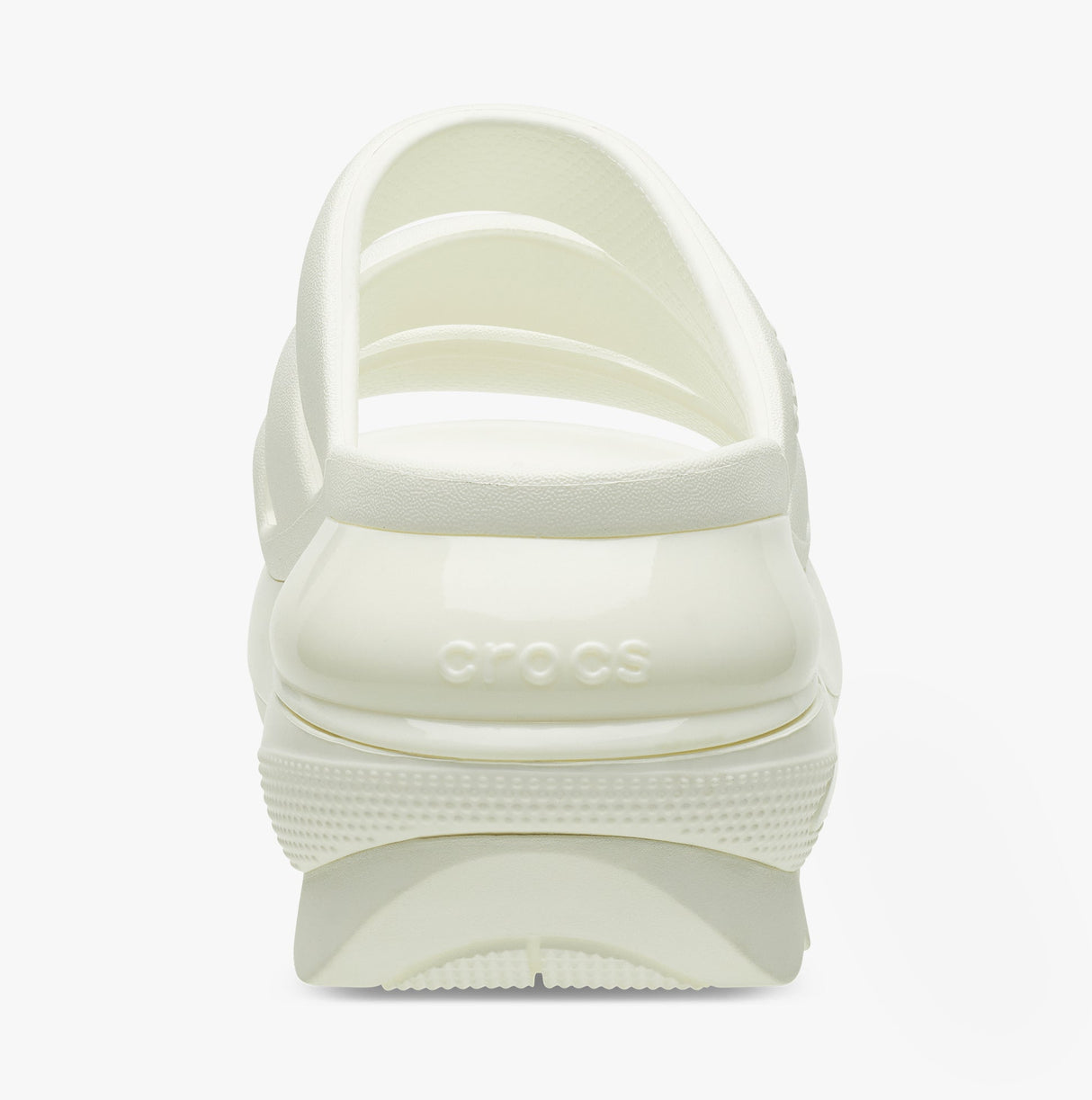 Crocs 209842-0WV MEGA CRUSH TRIPLE STRAP Womens Sliders Chalk