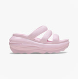 Crocs 209842-6ZW MEGA CRUSH TRIPLE STRAP Womens Sliders Pink Milk