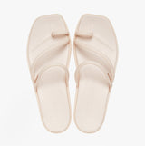 Crocs MIAMI TOE LOOP Womens Sandals Natural