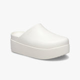 Crocs 209869-0WV DYLAN PLATFORM Womens Clogs Chalk
