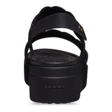 Crocs 209977-060 BROOKLYN WOVEN UPPER LOW Womens Sandals Black