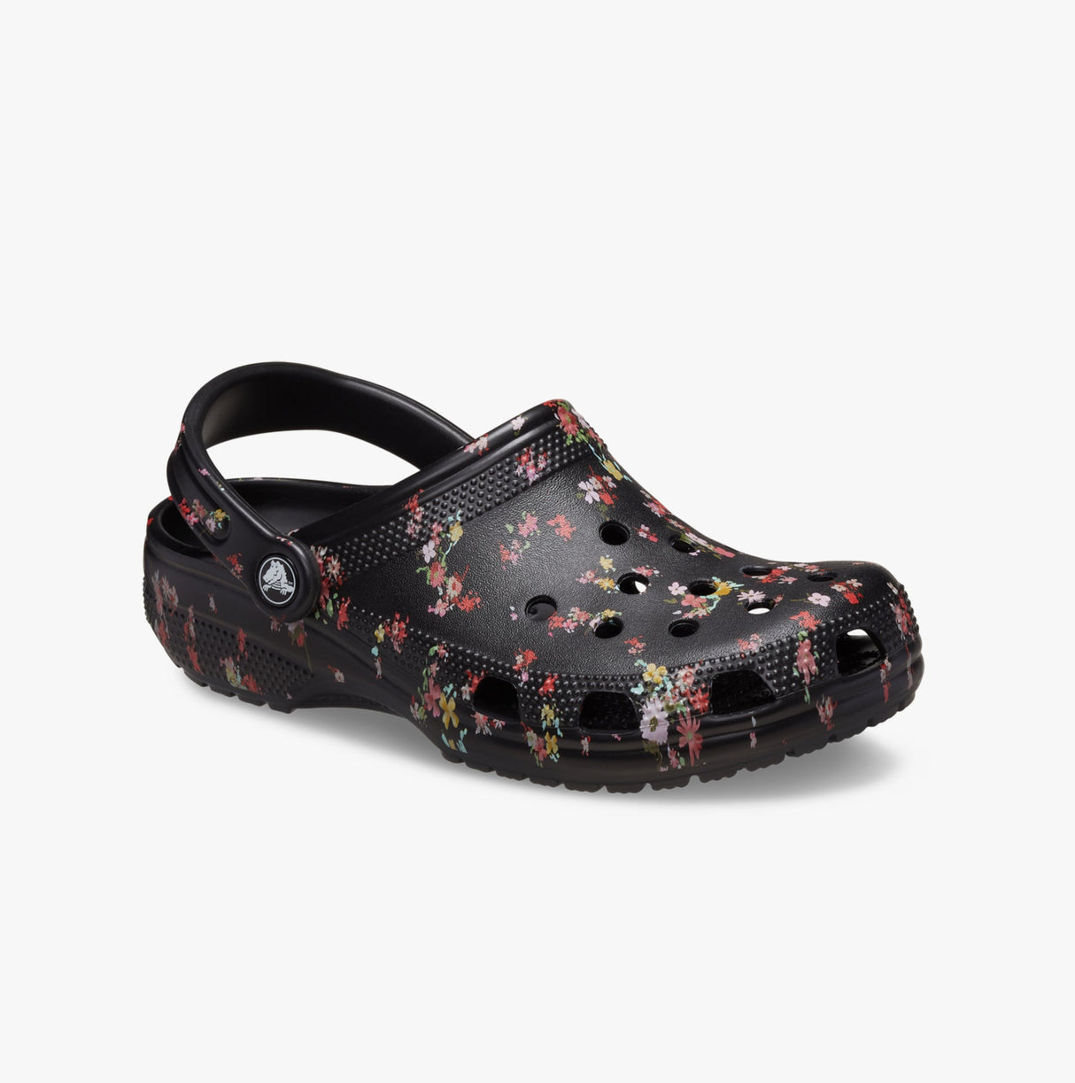 Crocs 210397-001 CLASSIC DITSY FLORAL Womens Clogs Black