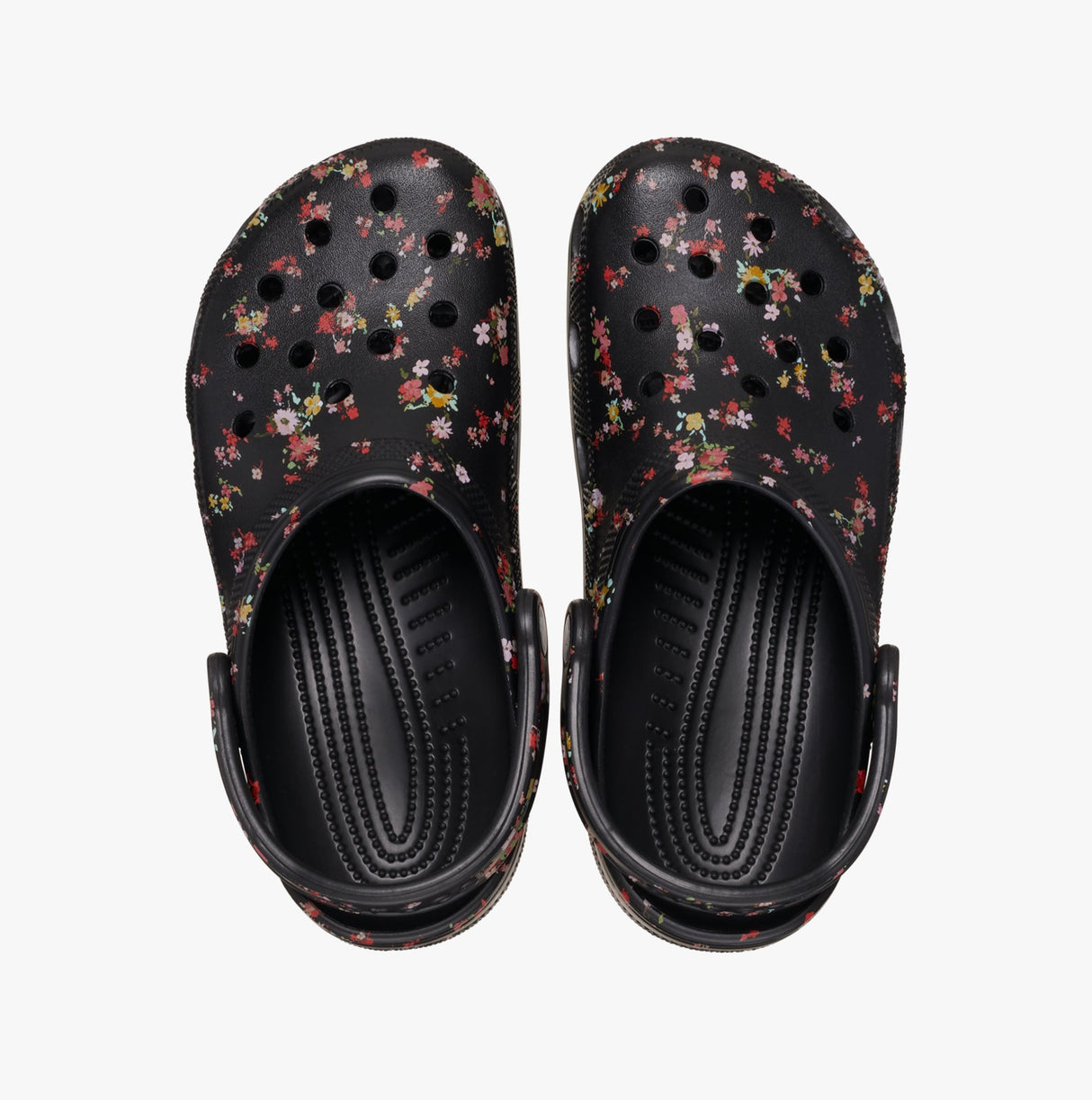 Crocs 210397-001 CLASSIC DITSY FLORAL Womens Clogs Black