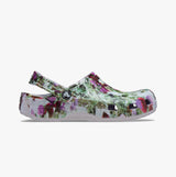 Crocs 210398-5PS CLASSIC PHOTOREAL FLORAL Womens Clogs Mauve Mist
