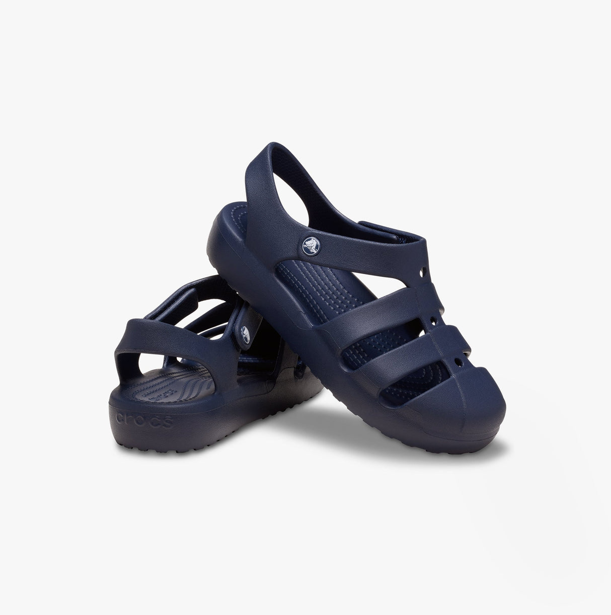 Crocs 210625-410 CLASSIC FISHERMAN Unisex Kids Sandals Navy