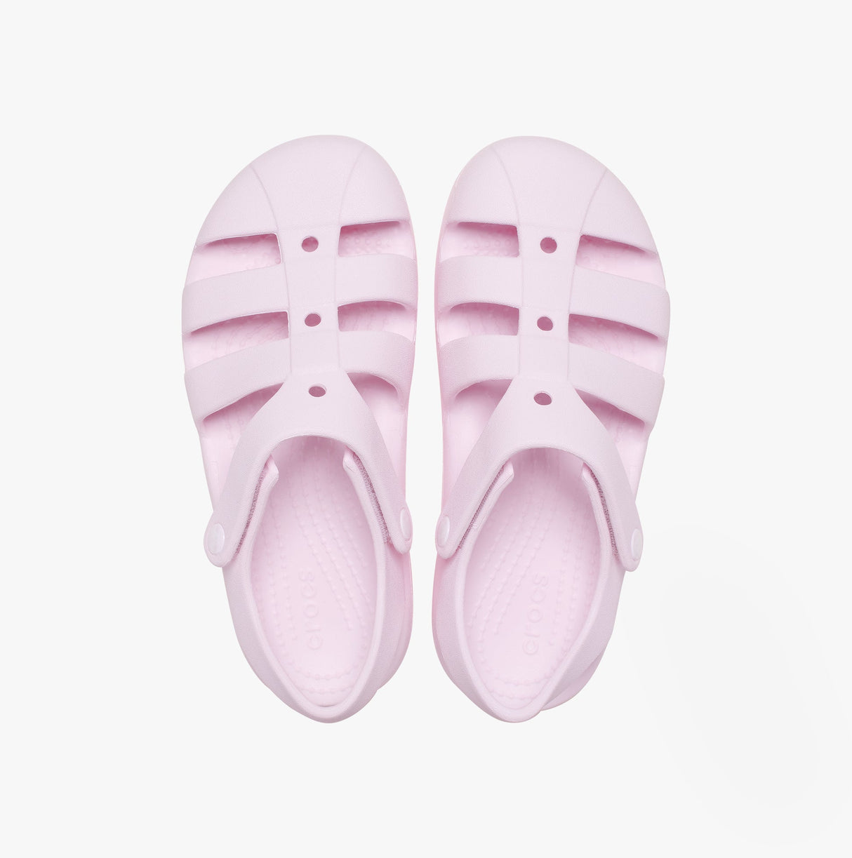 Crocs CLASSIC FISHERMAN TODDLER Girls Sandals Pink Milk