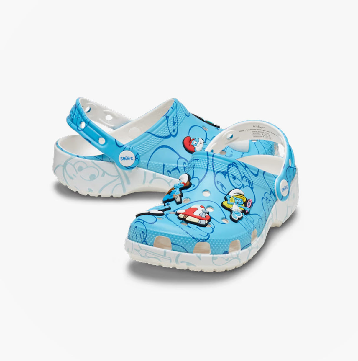 Crocs SMURFS CLASSIC Unisex Kids Clogs Multi