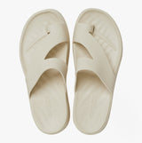 Crocs 210834-0LH GETAWAY PLATFORM TOE LOOP Womens Sandals Sandstone