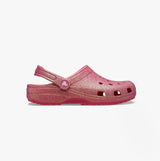 Crocs 211005-6ZQ CLASSIC IRIDESCENT GLITTER Womens Clogs Dragon Fruit