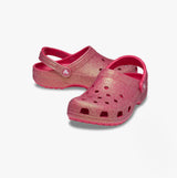 Crocs 211005-6ZQ CLASSIC IRIDESCENT GLITTER Womens Clogs Dragon Fruit