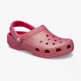 Crocs 211005-6ZQ CLASSIC IRIDESCENT GLITTER Womens Clogs Dragon Fruit