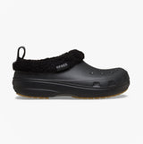 Crocs CLASSIC LINED SHORTY Unisex Adults Clogs Sandals Black