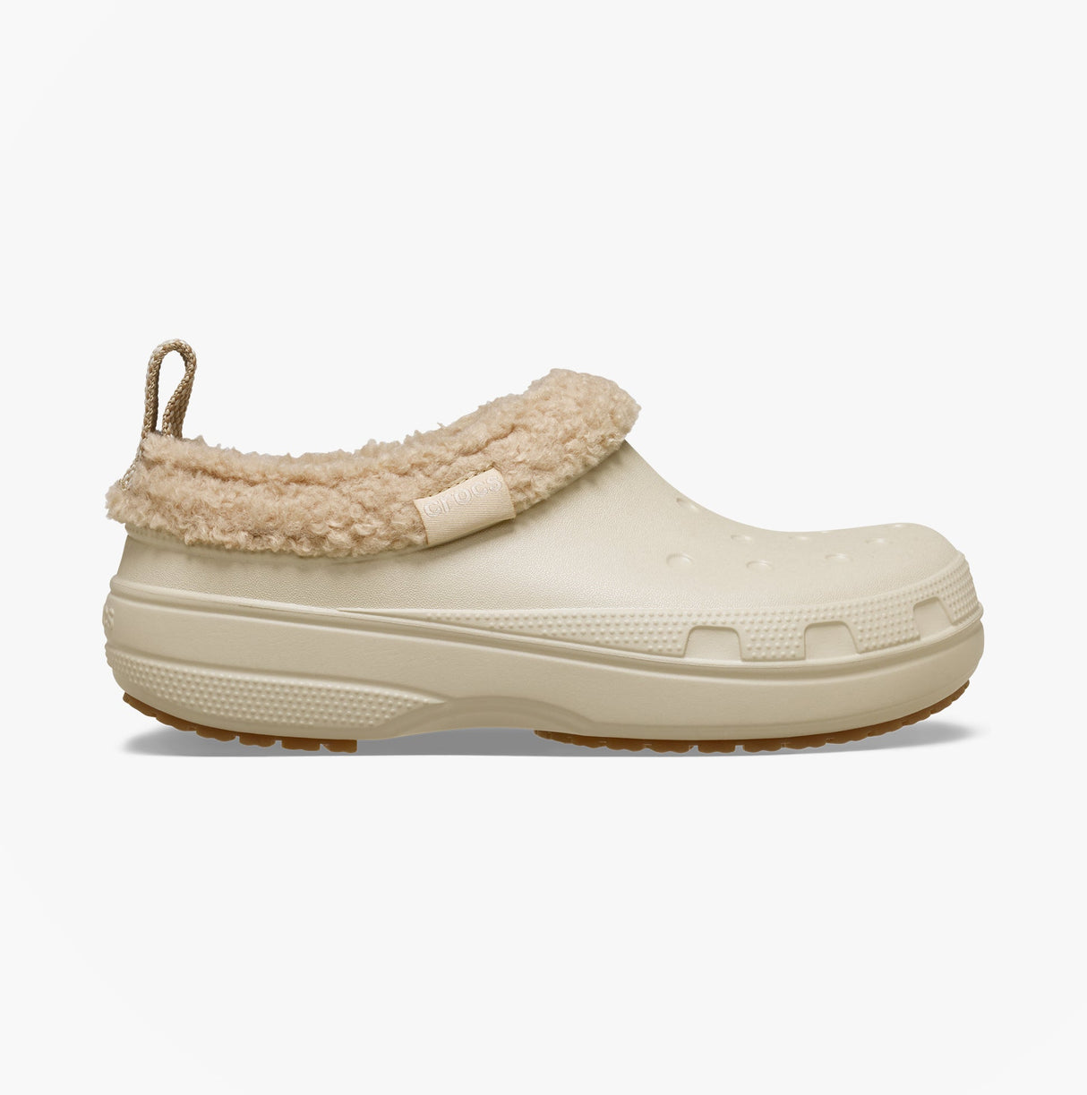 Crocs CLASSIC LINED SHORTY SDT Unisex Adults Clogs Sandals Sandstone